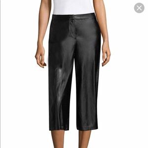 BCBGeneration Faux Leather  Cropped Pant